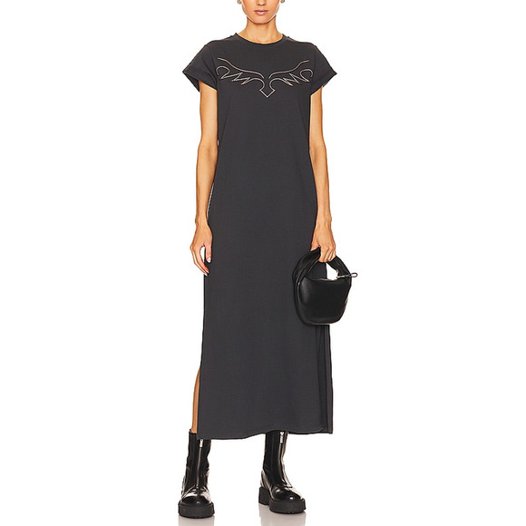 All Saints Dresses & Skirts - Allsaints Washed Black Randal Anna Dress Size 10